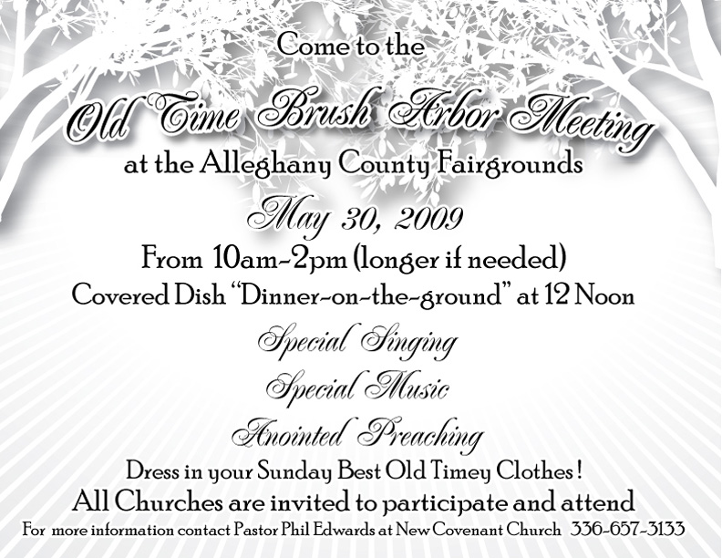 Brush Arbor Day Inside