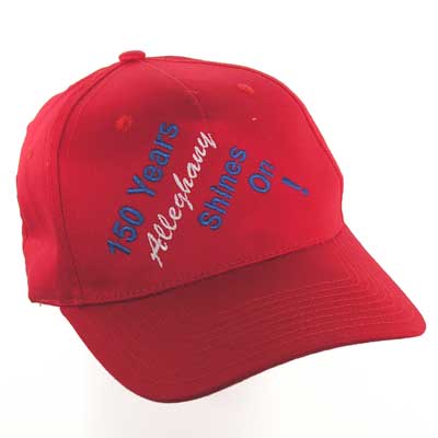 Red Sesquicentennial Cap - Click Image to Close